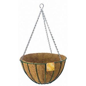 Old English Hanging Basket with Liner - 35cm