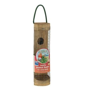 Rustic Wooden Peanut Feeder
