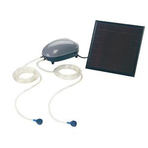 Solar Powered Pond Oxygenator - 2 Airstones