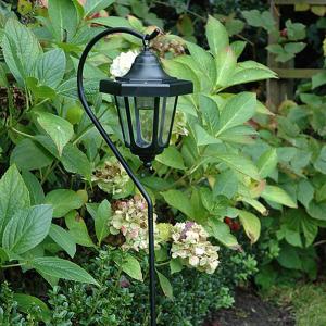Brasil Black Hanging Post Solar Lantern