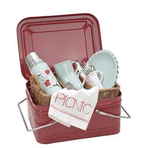 Blyton Tin Picnic Basket for 2