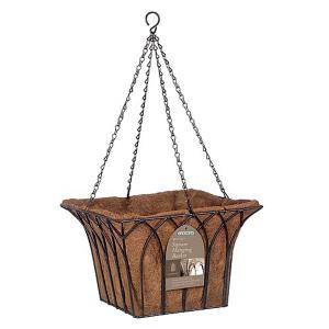 Gothic Square Hanging Basket - 35cm