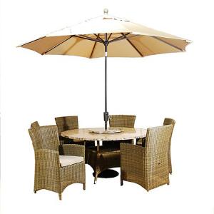 "Barcelona" Outdoor Weave Suite - Round 6 Seater