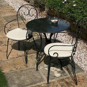 "La Rochelle" Granite Garden Furniture Suite - 2 Seater, Heart Design