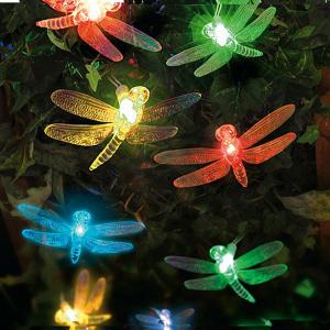 20 Multi-coloured LED Dragonfly Lights