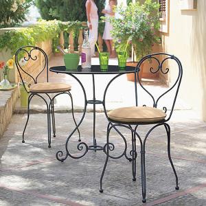 "Caffeo" Steel & Granite Tea for Two Suite