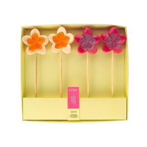 Citronella Fragranced Flower Torches - Set of 4