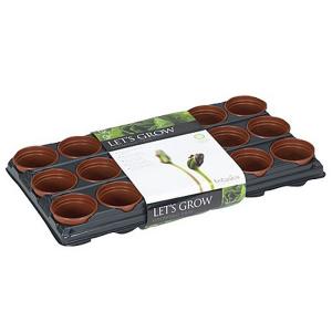 Botanico Pots & Growing Tray 18 x 9cm