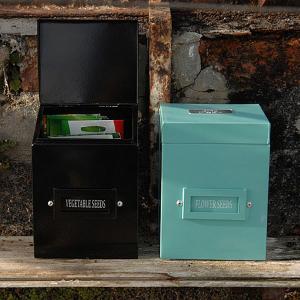 Vegetable & Flower Seed Tins