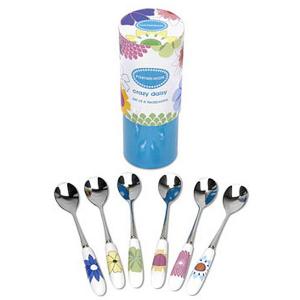 Crazy Daisy Set of 6 Tea Spoons