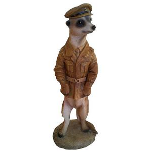 Captain Meerkat Resin Ornament