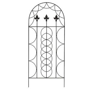 Metal Trellis - Fleur de Lys Design