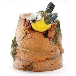 Blue Tit Flower Pot