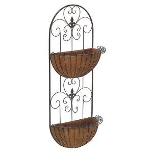 Versailles Twin Wall Basket - Black