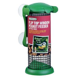 Flip Top Window Peanut Feeder