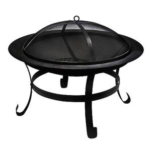 Black Boston Steel Firebowl