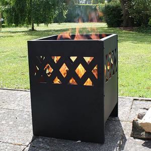 Black Ottawa Modern Firebasket