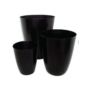Steel Vase Planter - Black 3 Sizes