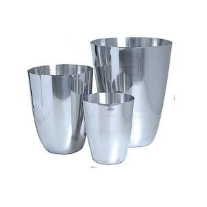Aluminium Vase Planter - Mirrored Steel 3 Sizes