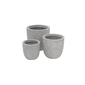 Grandelight Egg Shaped Planter - Grey 3 Sizes