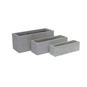 Grandelight Trough Planter - Grey 2 Sizes