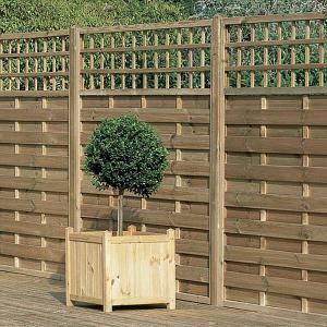 Europa Montreal Wooden Fence Panel - 2 sizes available
