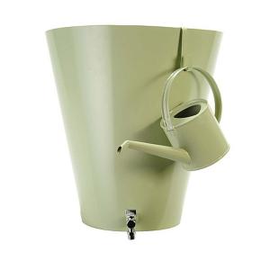 Metal Wall Water Butt with Watering Can - 2 colours available