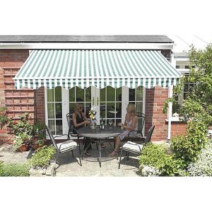 Patio Awning Henley Green/White