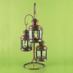 3 Round Topped Lanterns - 2 Colours Available