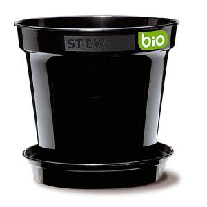 Black Bio Flower Pot - 5 Sizes Available