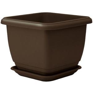 Chocolate Self Watering Balconniere Square Planter - 3 Sizes Available