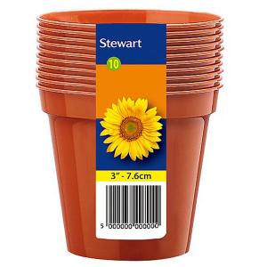 Multi Pack of Terracotta Flower Pots - 4 Sizes Available