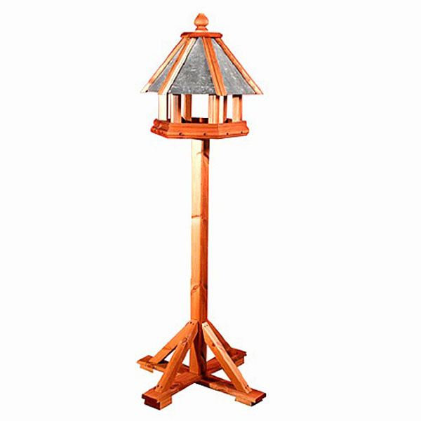 Dovesdale Large Wooden Bird Table with Slate Roof 1.8mtr