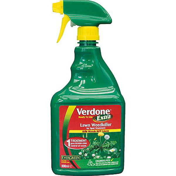 Verdone Extra Ready to Use Weedkiller - 800ml