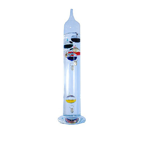 Galileo Glass Blown Thermometer 43cm