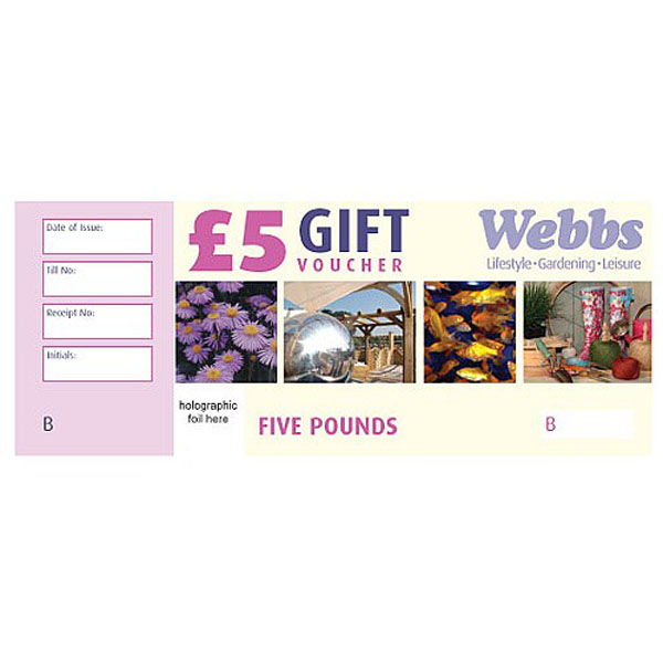 Webbs Voucher £5