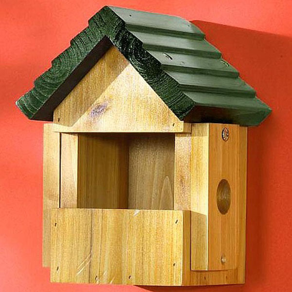 Multi-nester Wooden Nesting Box - Green Roof