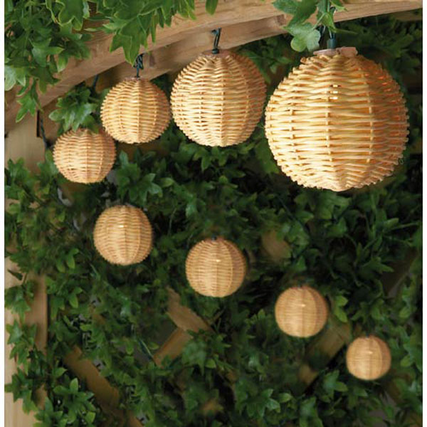 20 Rattan Ball Lights