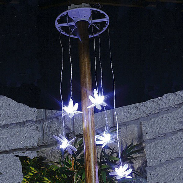 5 Dragonfly Parasol Mobile Lights