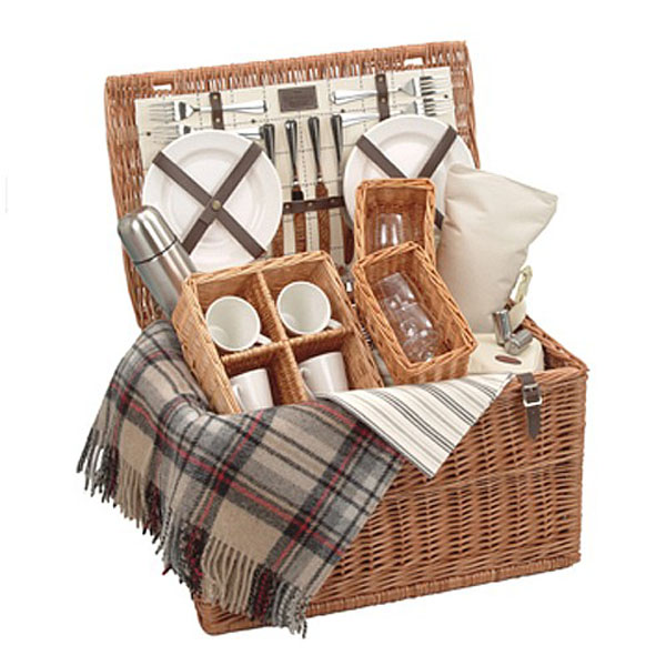 Luxury 'Madison' Picnic Basket for 4