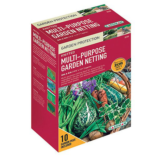 Multi-Purpose Knitted Garden Netting