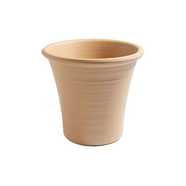 Ribbed Terracotta Flowerpot - Medium