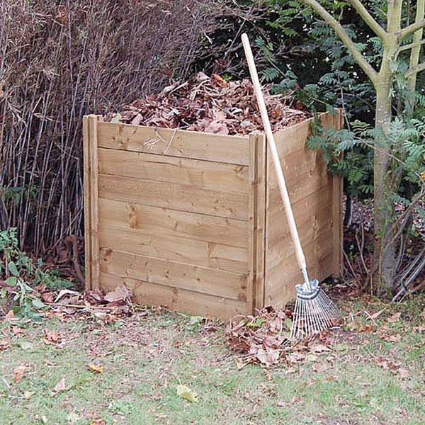 Forest Slot Down Wooden Composter