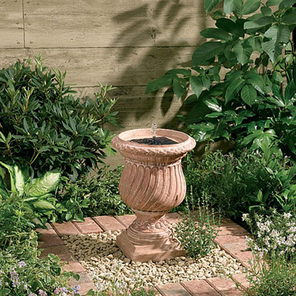 Windsor Urn Solar Powered Fountain