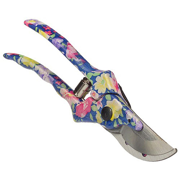 Fleur's Garden Secateurs - Blue Floral Design