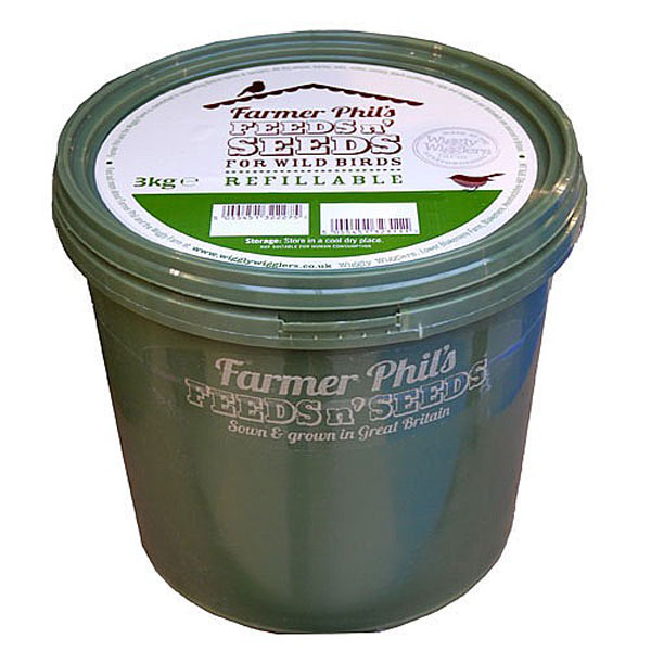 Farmer Phil's British Bird Seed Bucket 3kg