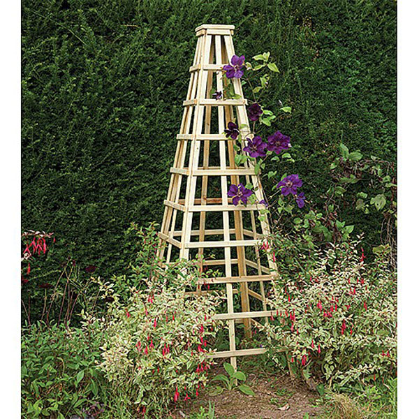 Gardens Blog Image Collection : Garden Obelisk Rustic Furnishings Cesar