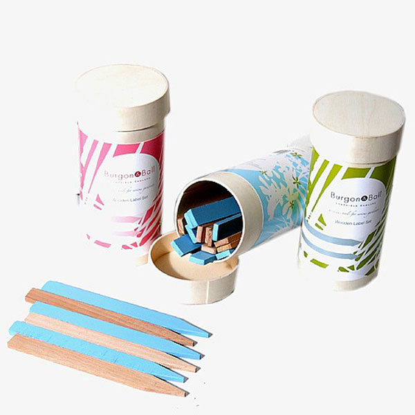 Burgon & Ball Colour Labels in a Drum
