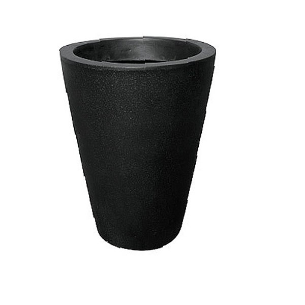 Grandelight Round Tapered Planter - Black 3 sizes