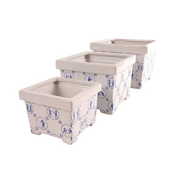 Delft Design Ceramic Flower Pots